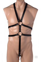 XR Brands Strict Male Full Body Bondage Play Harness