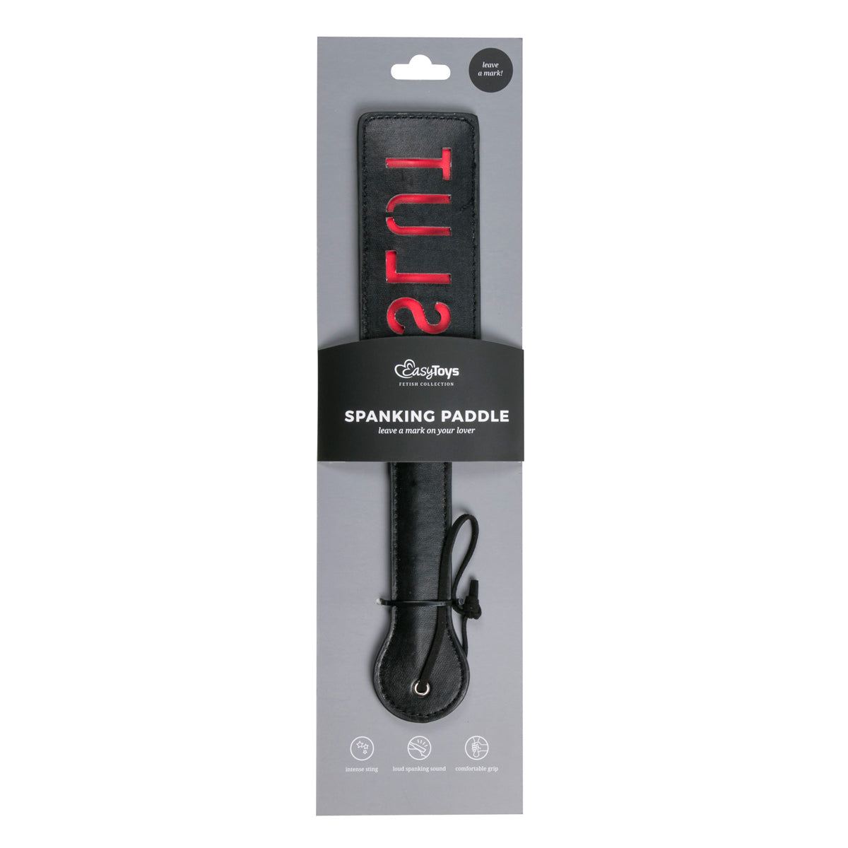 Easytoys Fetish Collection Fetish Play Slut Paddle Black