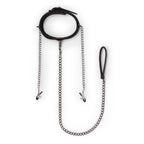 Easy Toys Fetish Collection Bondage Collar With Nipple Chains