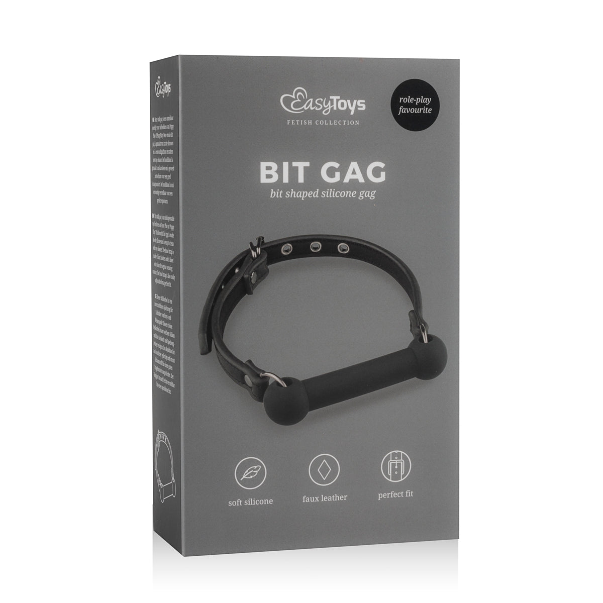 Easy Toys Fetish Collection BDSM Play Silicone Bit Gag