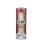 Perfect Fit Fat Boy Micro Ribbed Sheath Clear