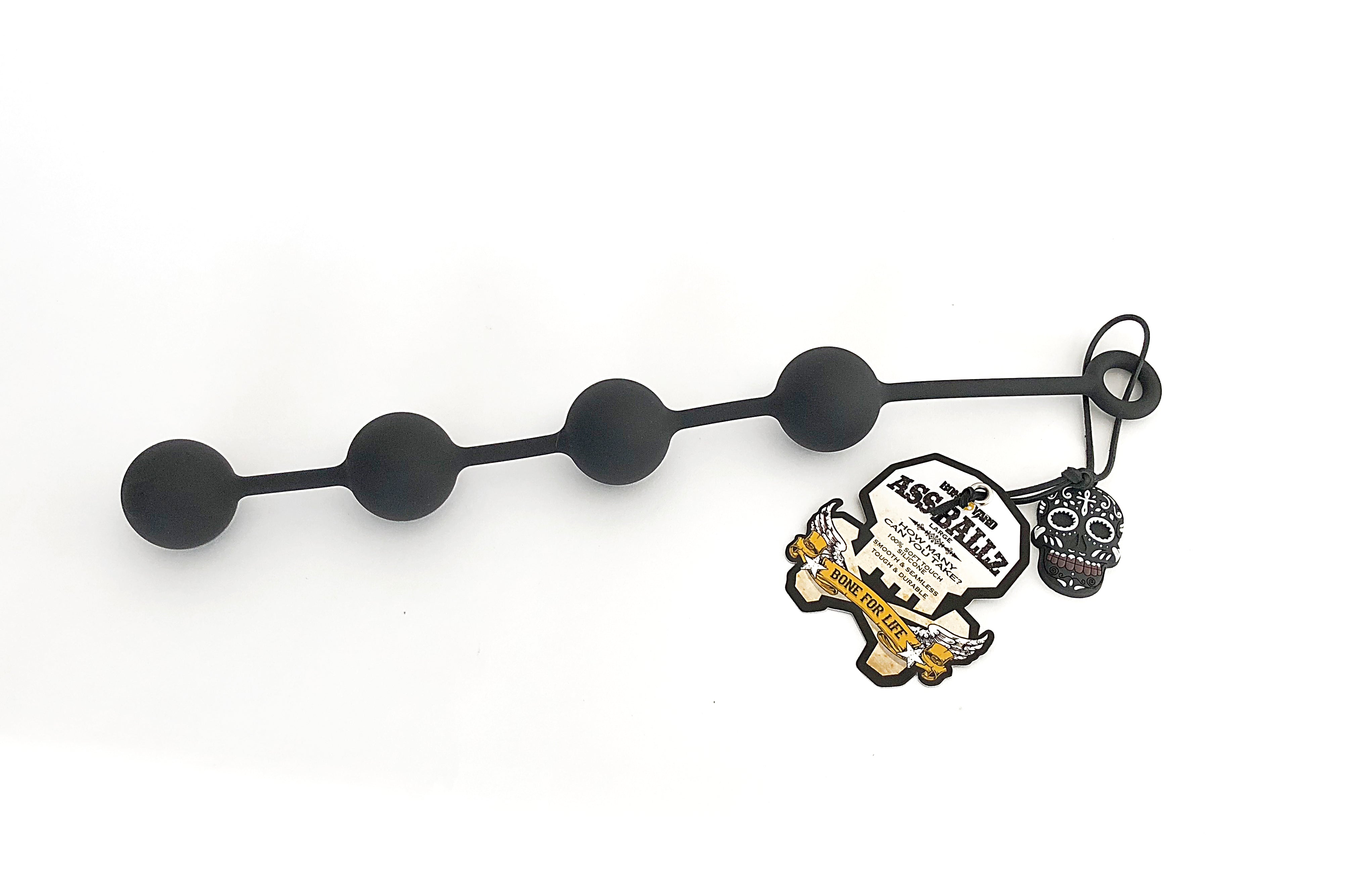 XR Brands C1R Releasing Boneyard Ass Ballz Silicone Anal Beads Large Secondary image