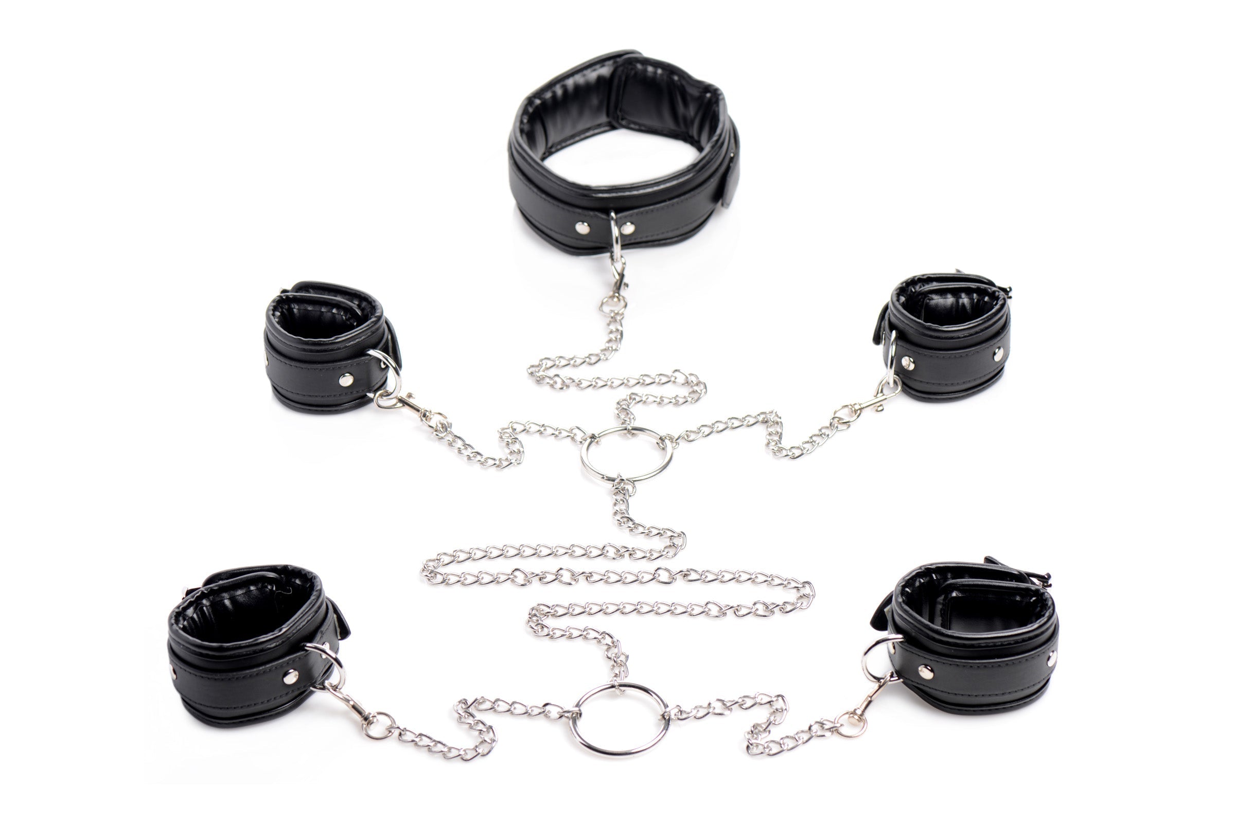 XR Brands Strict Slave Bondage Shackle Set Secondary image