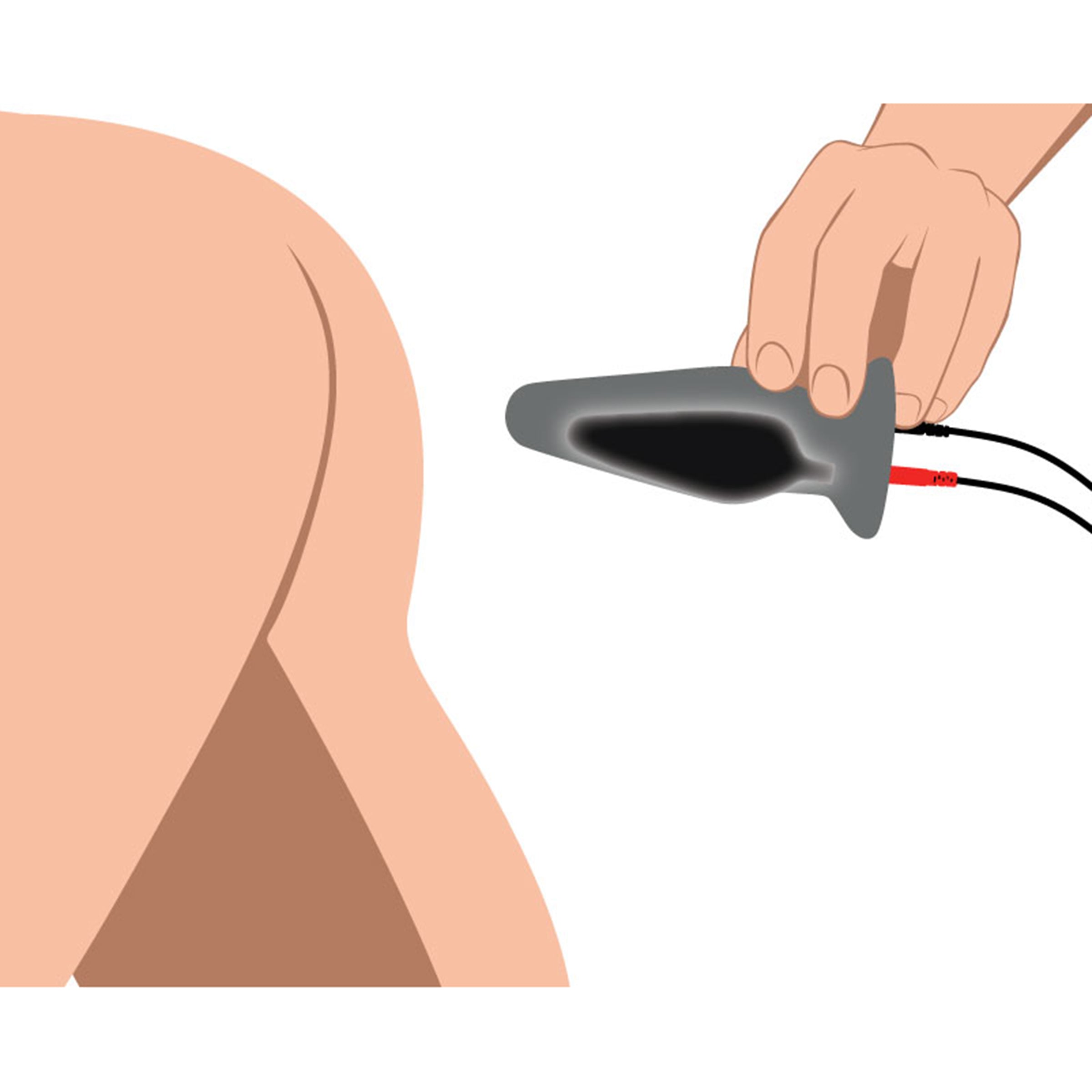 Zeus Anal Amplifier Silicone EStim Anal Plug
