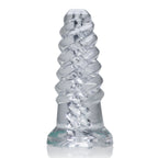 Oxballs Screwd Super Squish Corkscrew Jackoff Toy Clear