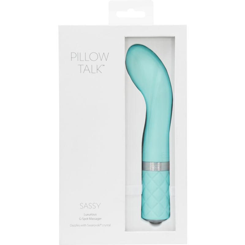 Pillow Talk Sassy G Spot Vibrator Teal