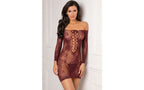Rene Rofe Tie Breaker Long Sleeve Sexy Womens Dress One size Rene Rofe