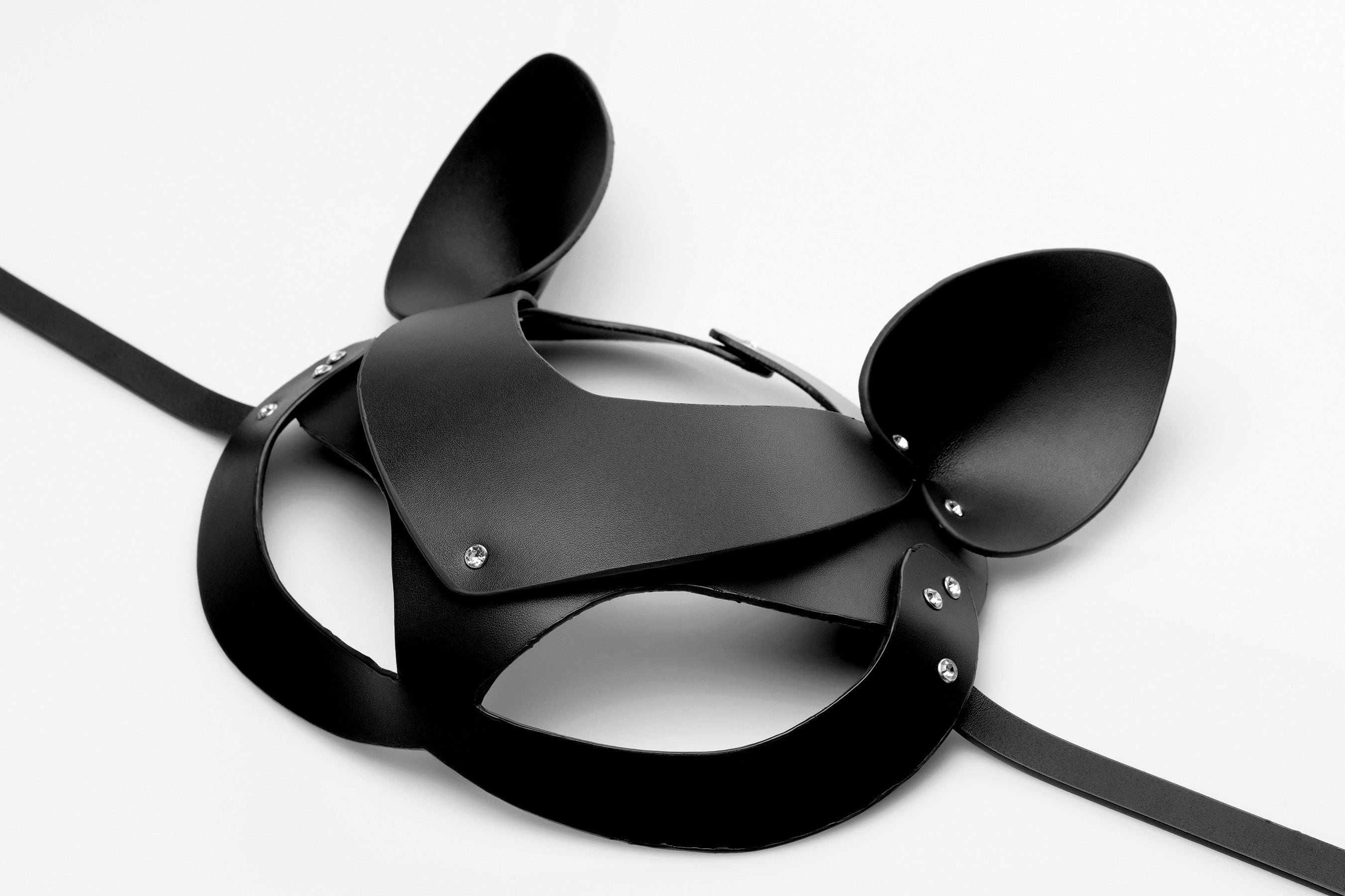 XR Brands Bad Kitten Leather Cat Mask