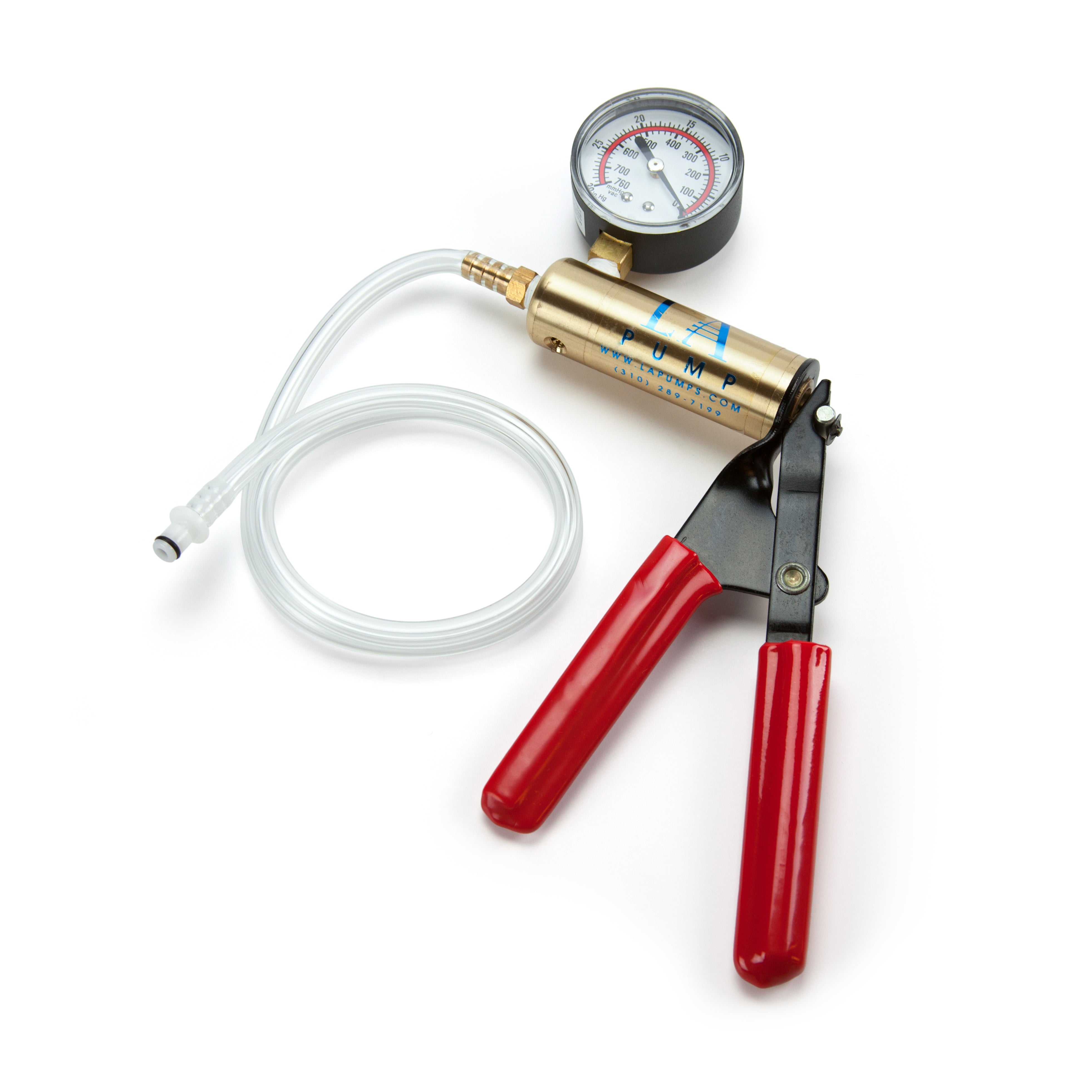 LA Pump Vacuum Hand Pump With Gauge Main image