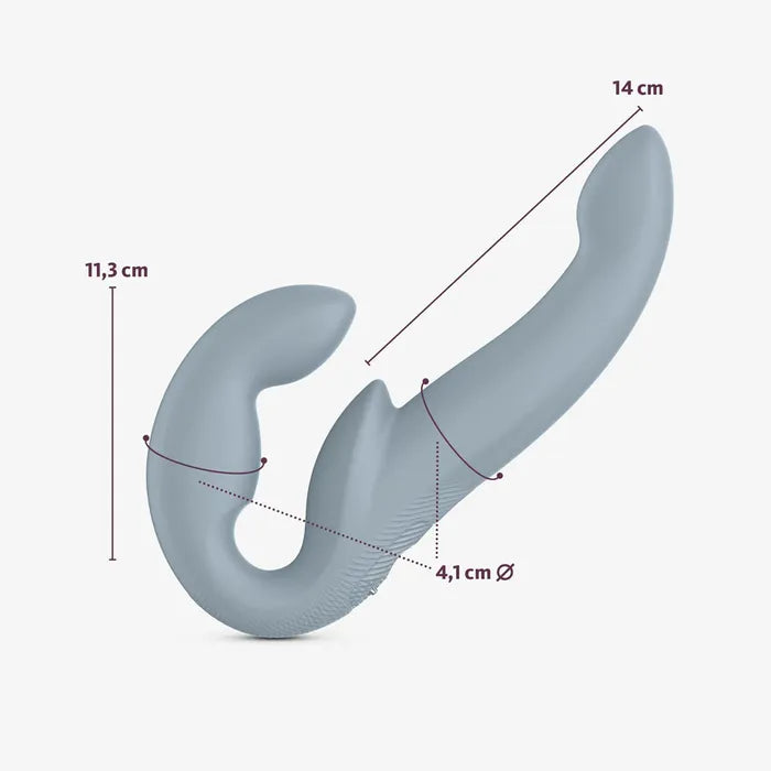 Fun Factory SHARE VIBE PRO USB Rechargeable Strapless Strap On Fun Factory