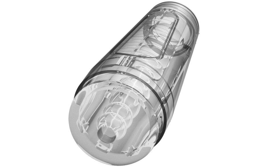 Doc Johnson Main Squeeze Optix Crystal Male Masturbator Clear