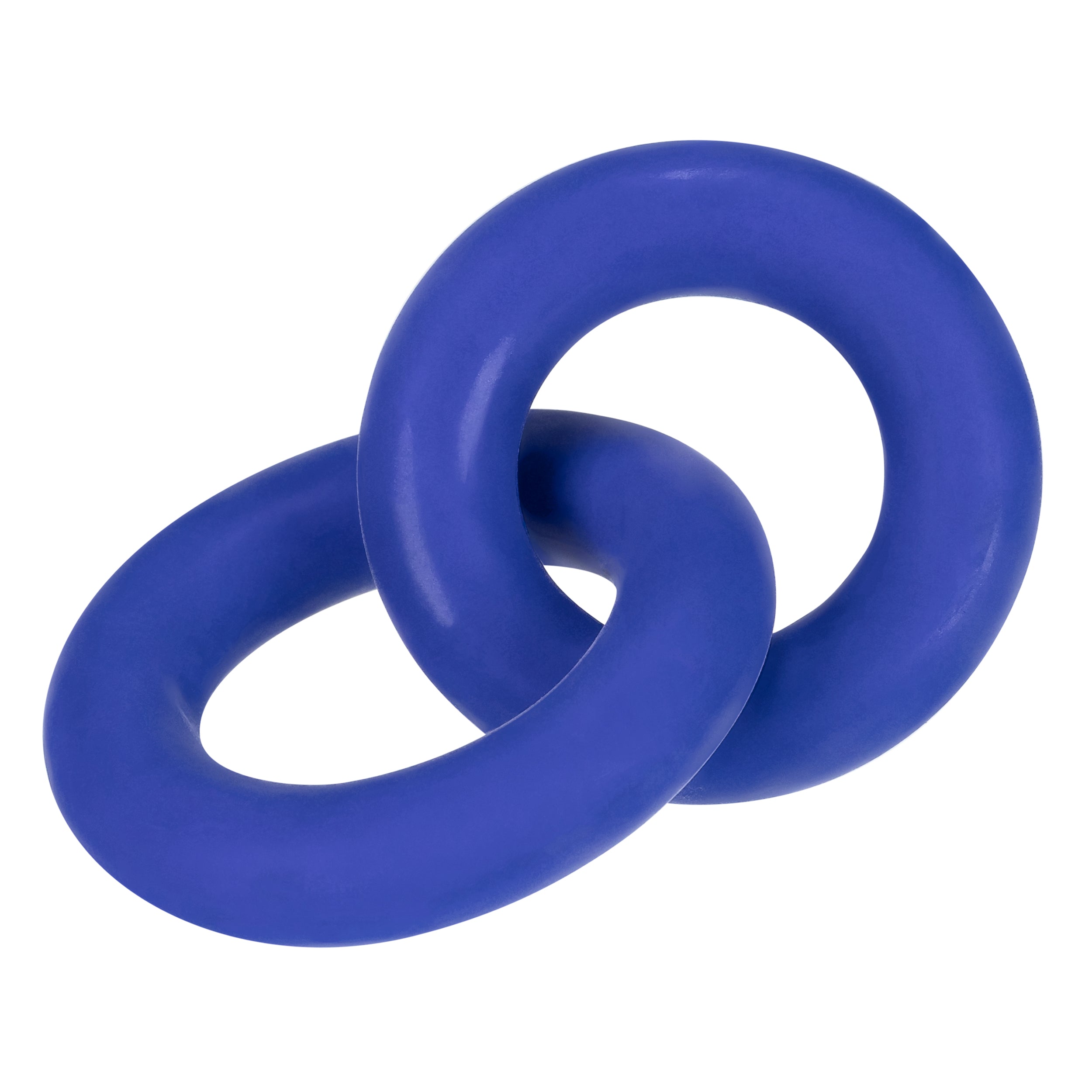 Hunkyjunk DUO Linked Cock & Ball Rings Cobalt