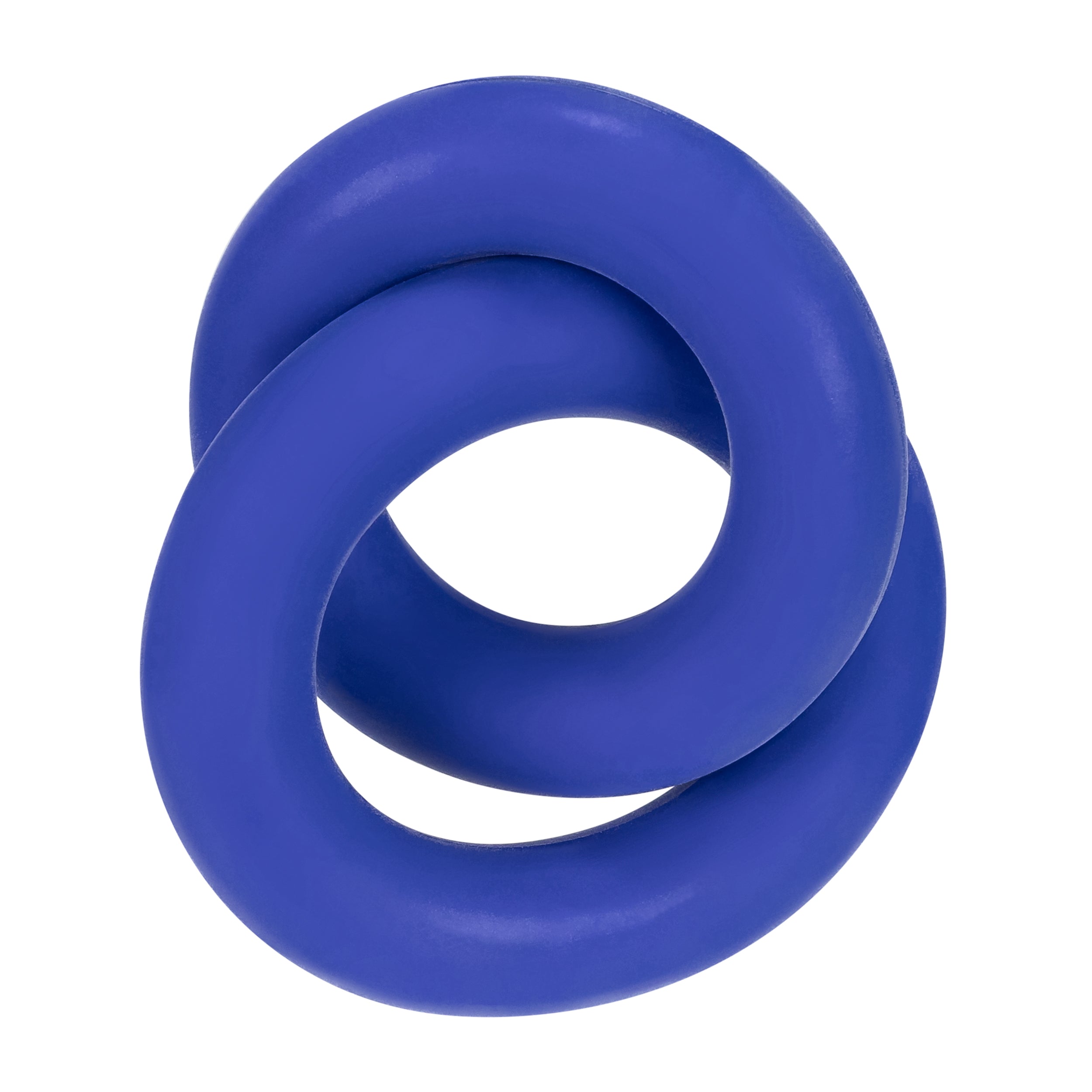 Hunkyjunk DUO Linked Cock & Ball Rings Cobalt