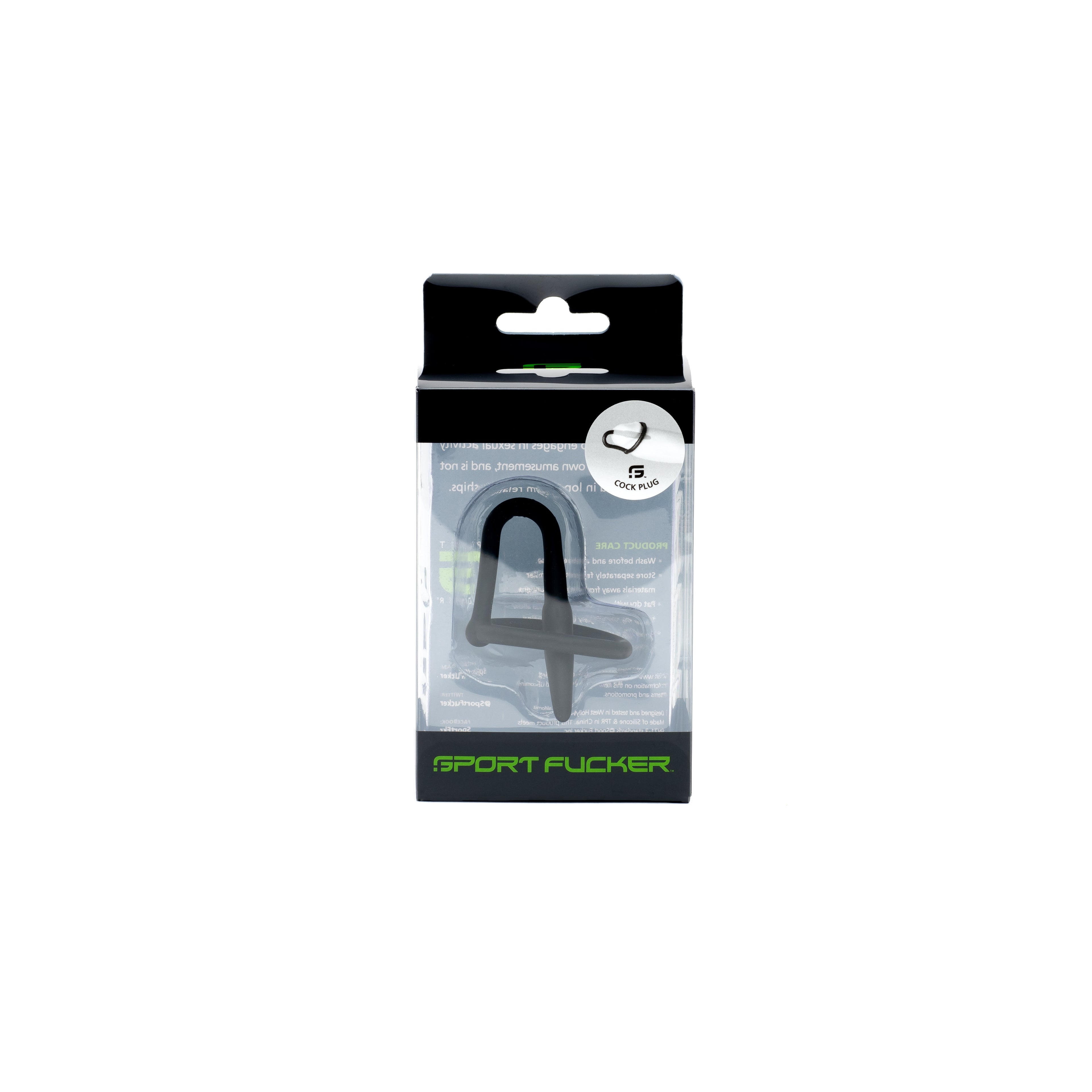 Sport Fucker Cock Plug Urethral Sound Black