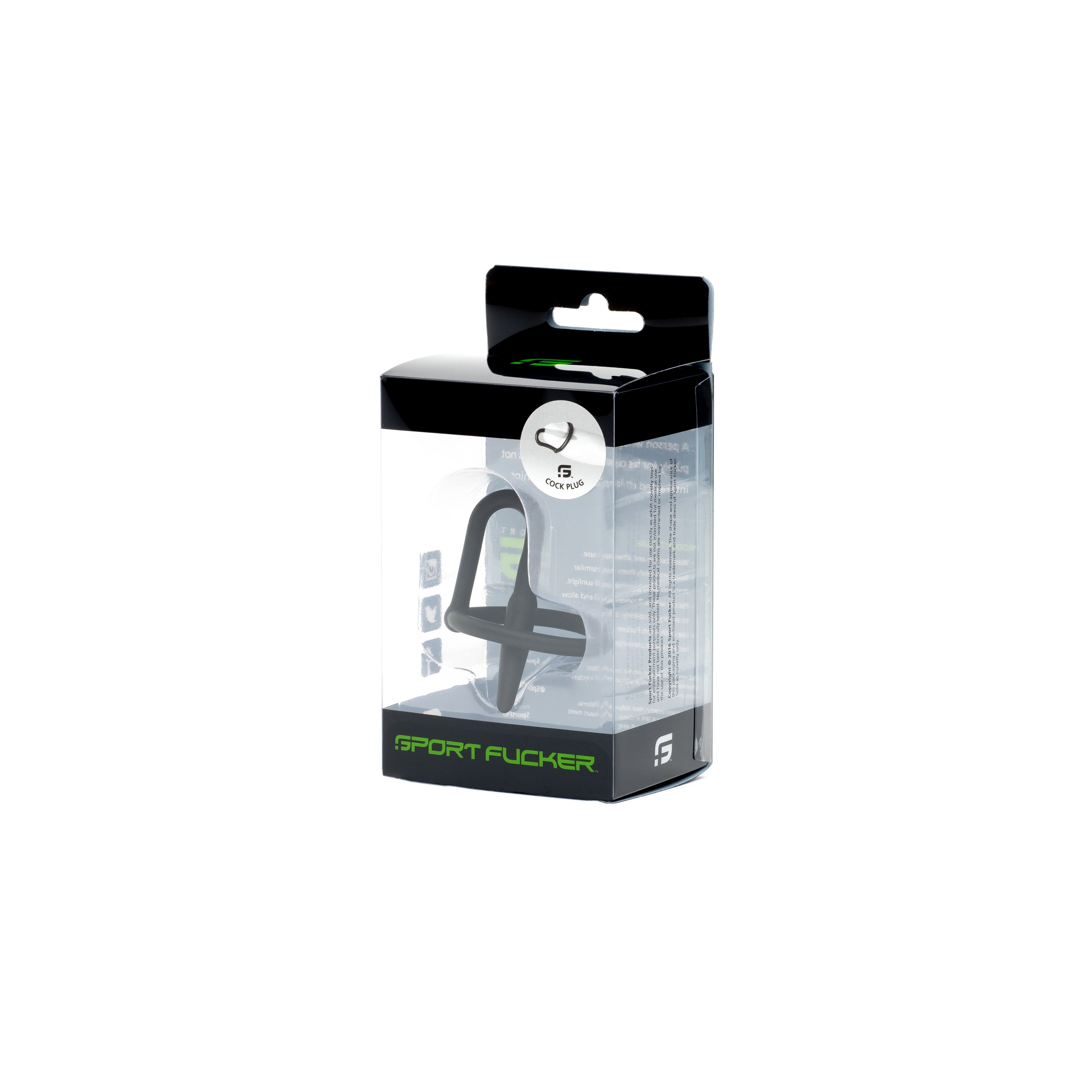 Sport Fucker Cock Plug Urethral Sound Black