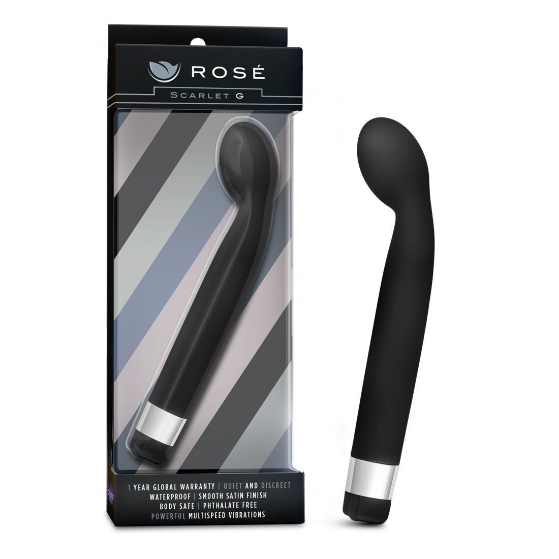 Rose Scarlet G G Spot Vibrator 8.5 Inch
