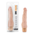 Blush Novelties Dr Skin Cock Vibe 4 Vibrating Cock 8 Inch Beige Blush Novelties