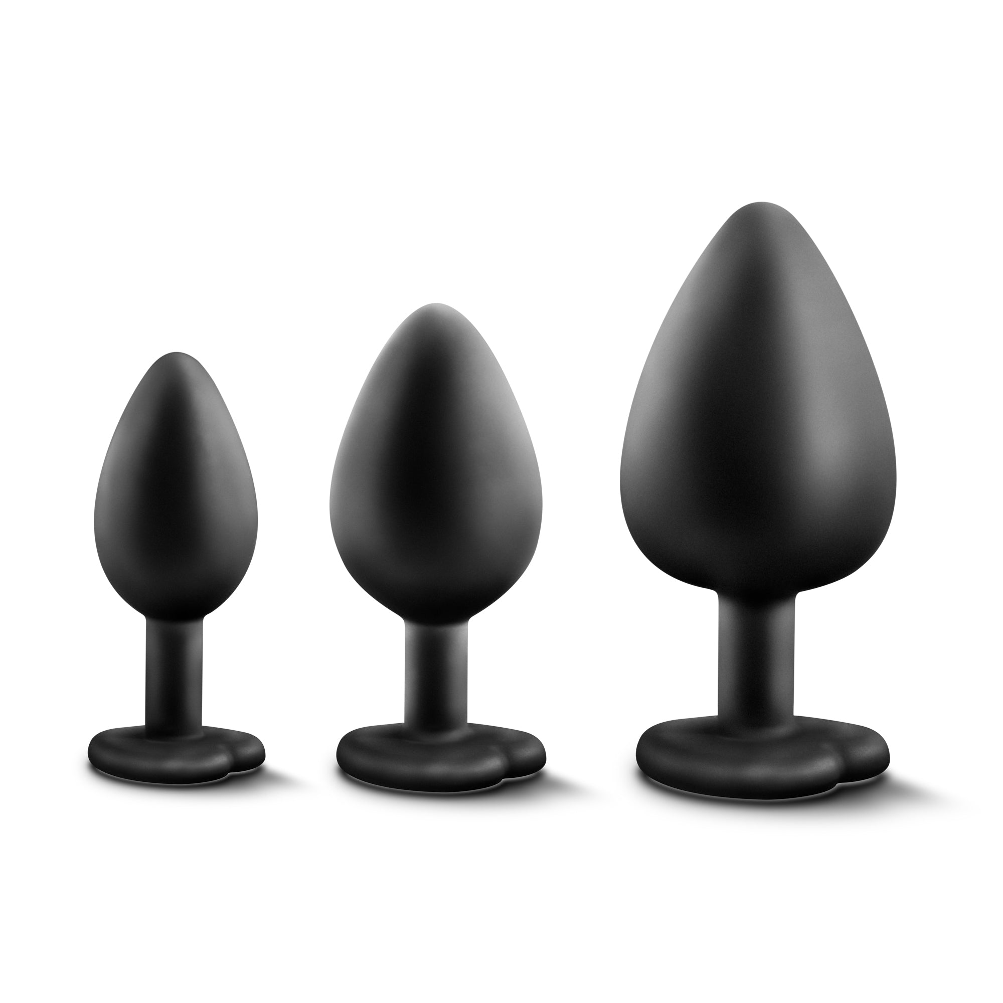 Blush Novelties Luxe Bling Plugs Training Kit With Clear Gems