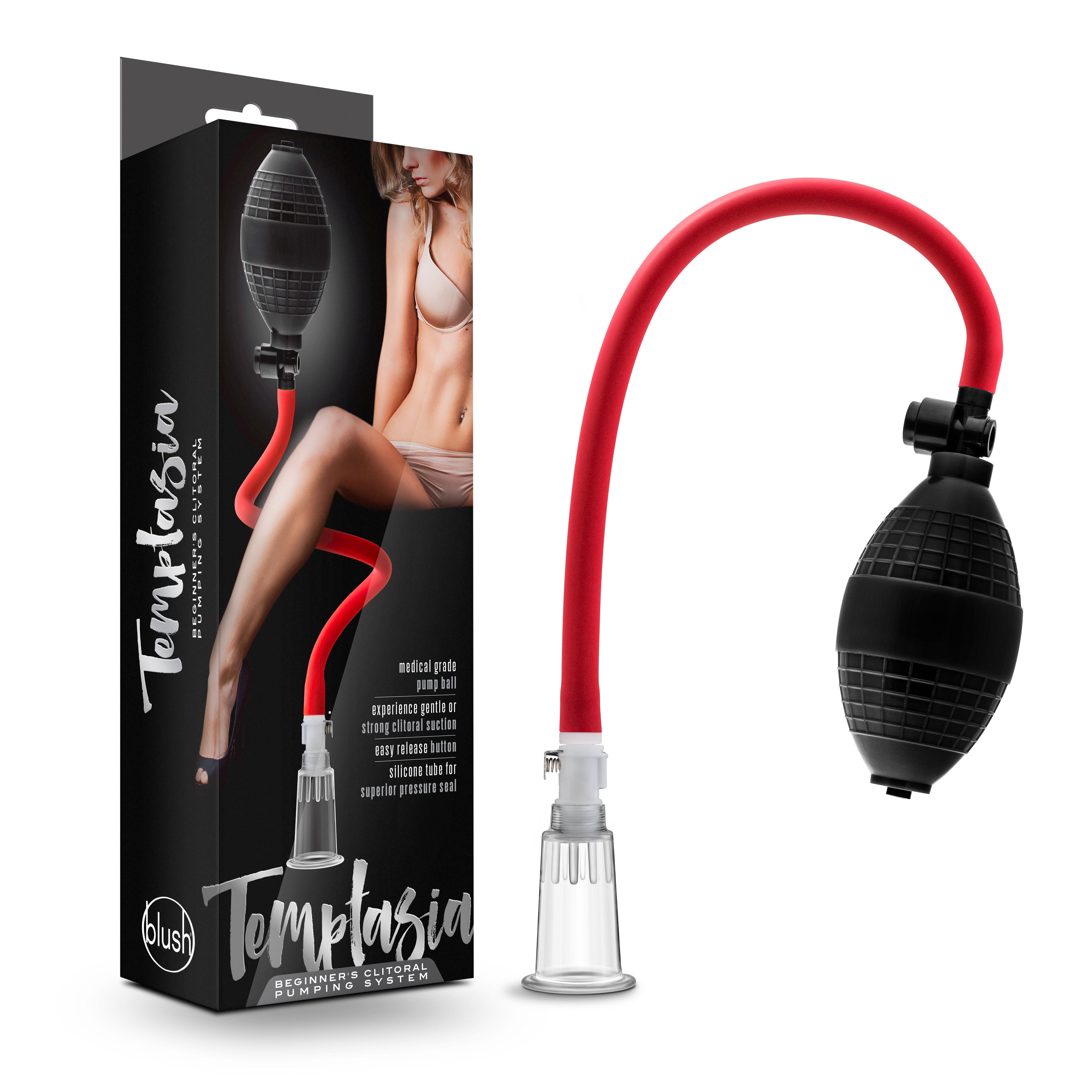 Blush Novelties Temptasia Beginner Friendly Clit Pumping System