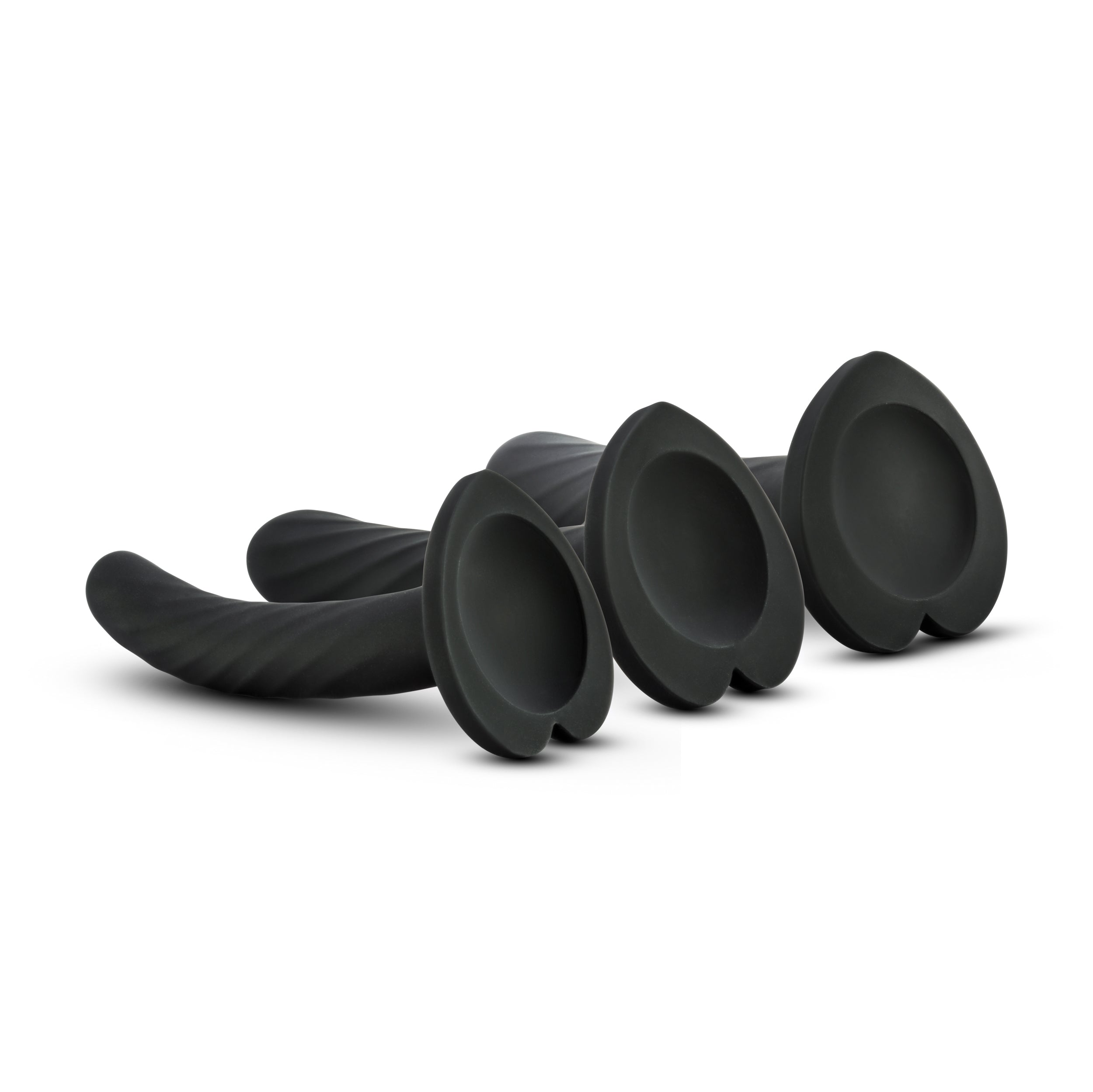 Blush Novelties Temptasia Twist Silicone Dildo Kit Set Of Three Blush Novelties