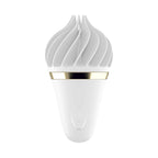 Satisfyer Sweet Treat Lay On Clitoral Vibrator White / Gold