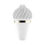 Satisfyer Sweet Treat Lay On Clitoral Vibrator White / Gold