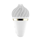 Satisfyer Sweet Treat Lay On Clitoral Vibrator White / Gold