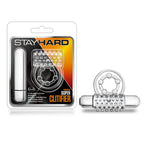 Stay Hard Vibrating Super Clitifier Cock Ring Clear