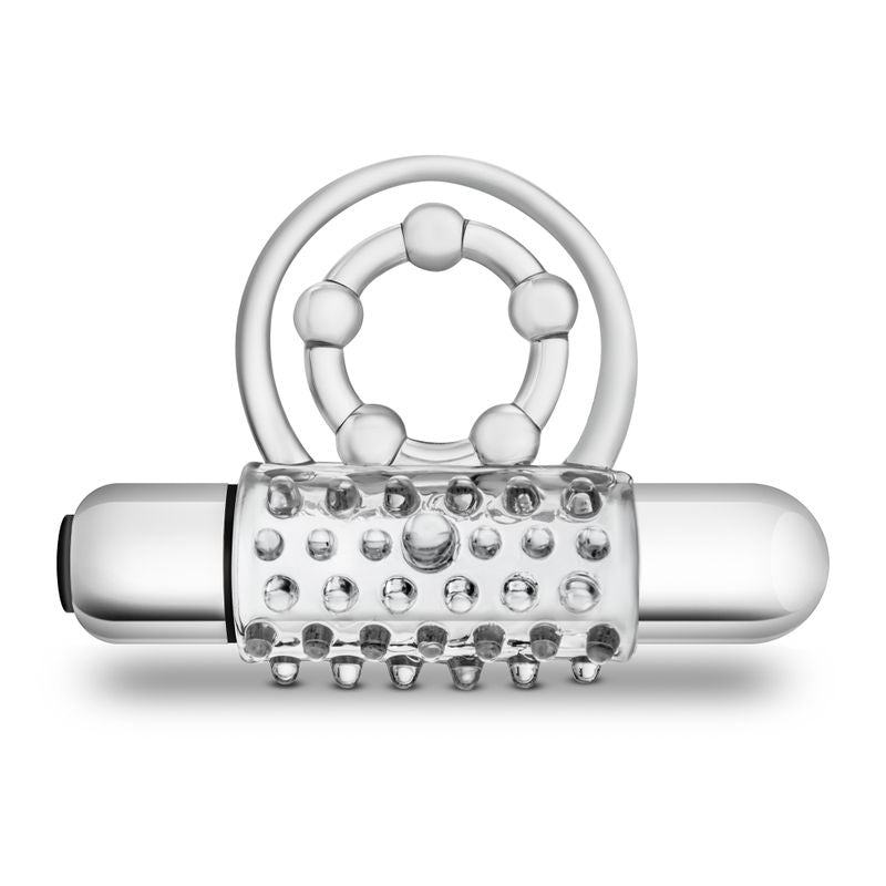 Stay Hard Vibrating Super Clitifier Cock Ring Clear