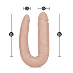 Blush Novelties Dr Skin Dr Double Ender Dildo Vanilla Blush Novelties