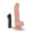 Blush Novelties Dr Skin Dr Tim Vibrating Cock With Suction Cup 7.5 Inch Vanilla Blush Novelties