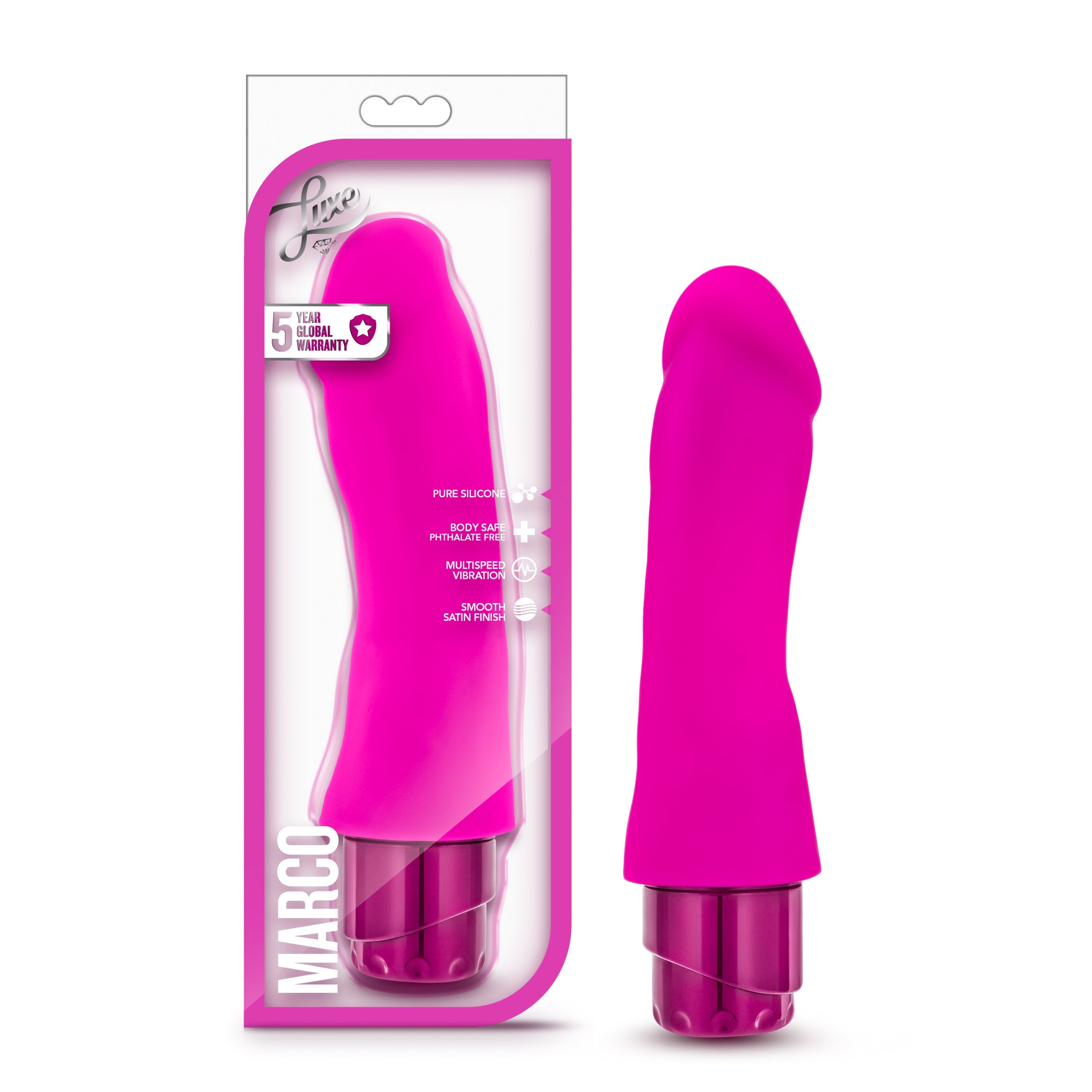 Luxe Marco Realistic Vibrating Dong California Exotics