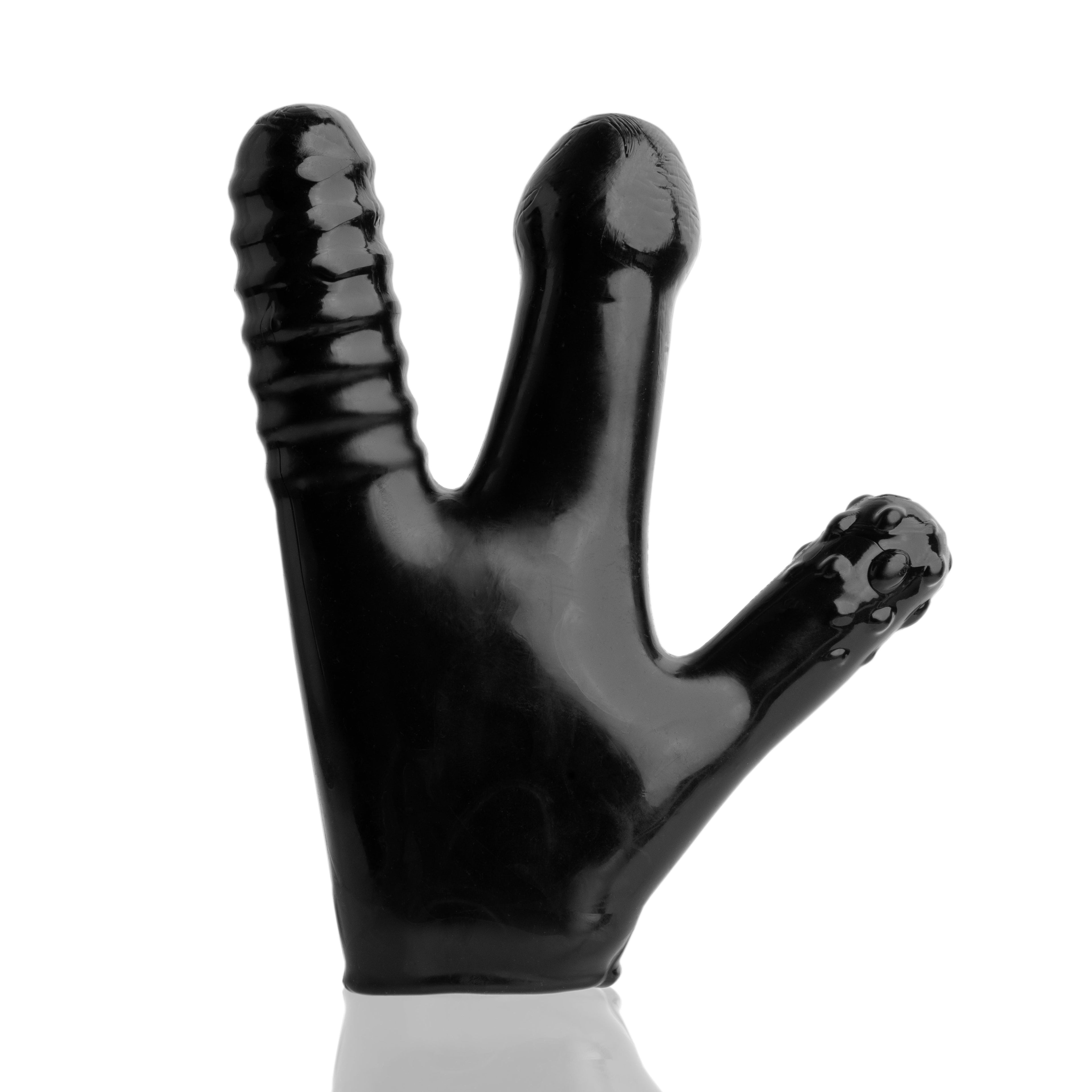 Oxballs Claw Glove Squishy Soft Dildo Black