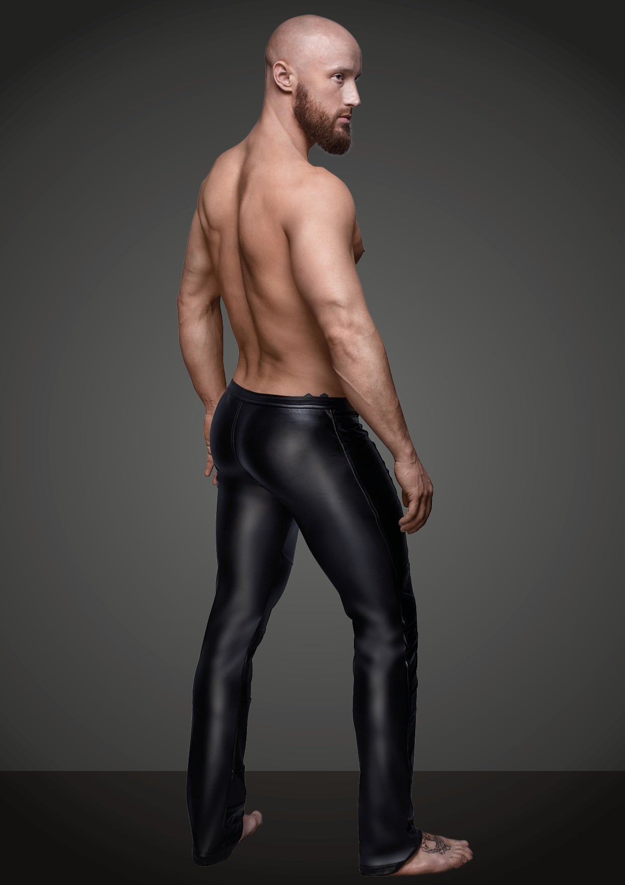 Noir Handmade Mens Sexy Pants With Hot Details Secondary image