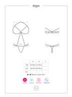 Obsessive Darkie Crotchless Womens Teddy Obsessive