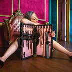 Temptasia Safe Word Bondage Kit With Suitcase 9 Piece Bondage Set Blush Novelties