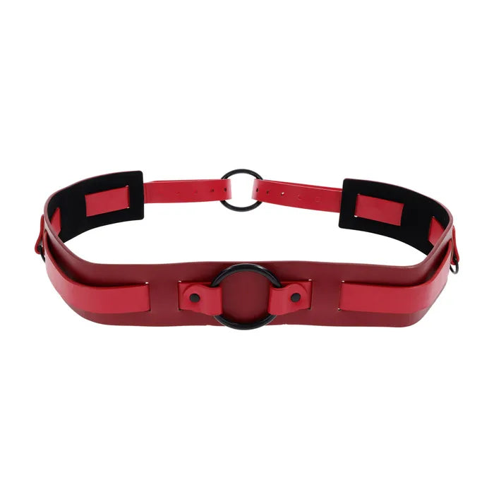 S&M Exs & Ohs Bound and Belted Bondage Collar Sportsheets