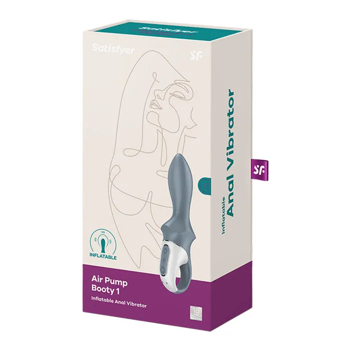 Satisfyer Air Pump Booty 1 USB Rechargeable Inflatable Anal Vibrator Satisfyer