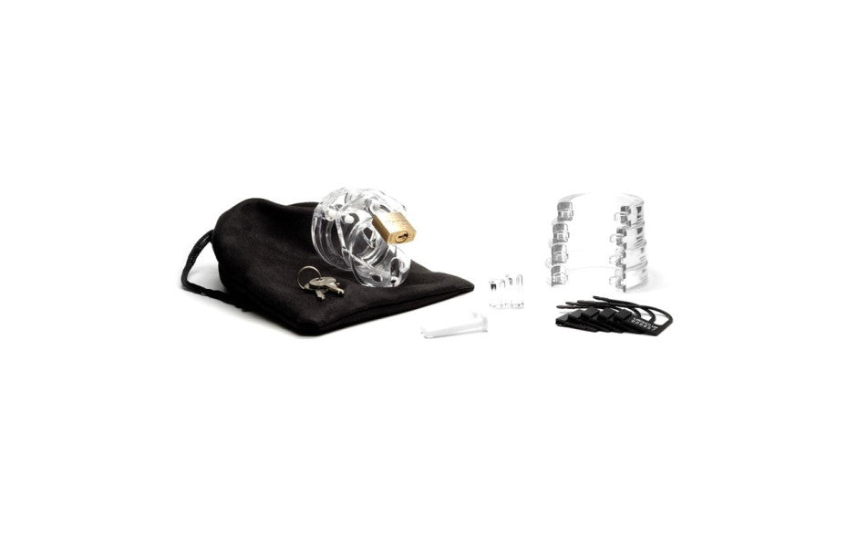 CB X Male Chastitiy Cock Cage Mini Me Clear