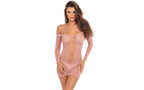 Rene Rofe Skin Tight Demure Long Sleeve Mini Dress Black Rene Rofe