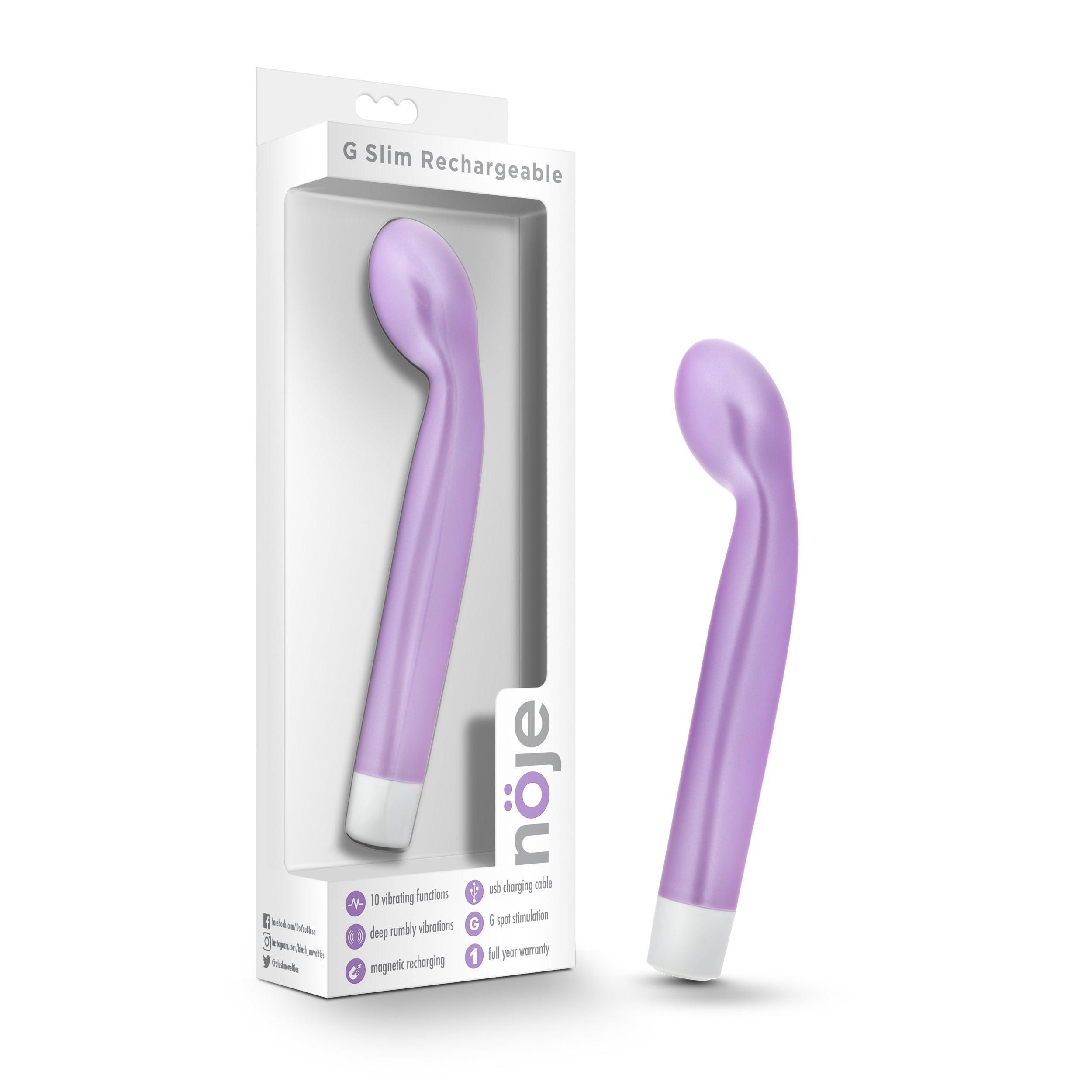 Noje G Slim Rechargeable Clitoral Vibrator Noje
