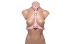 XR Brands Frisky Miss Behaved Chest Harness Pink