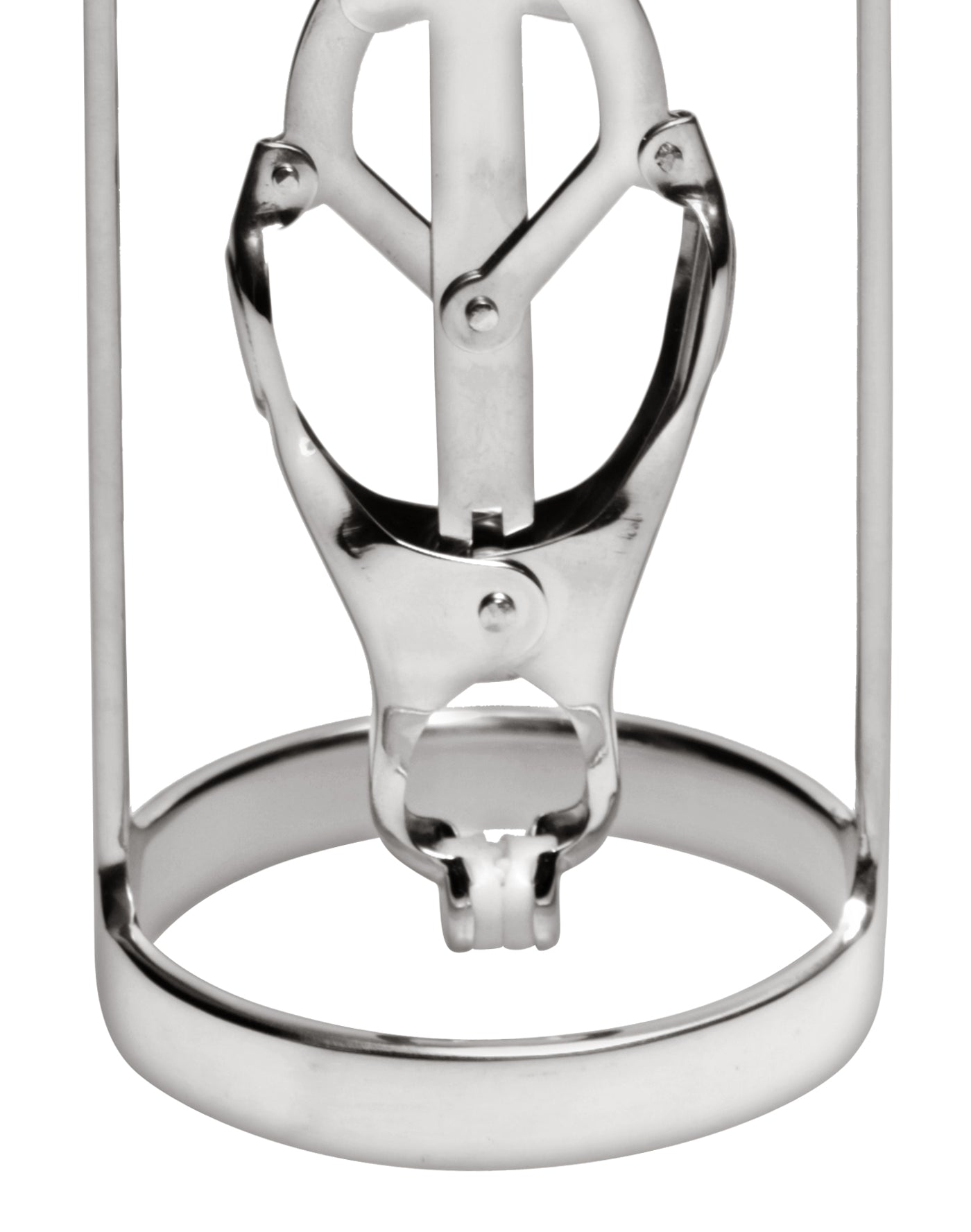 XR Brands Master Series Stainless Steel Clover Clamp Nipple Stretcher