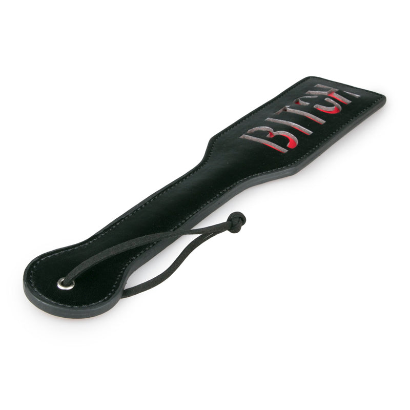 XR Brands Fetish Collection BDSM Play Bitch Paddle Black