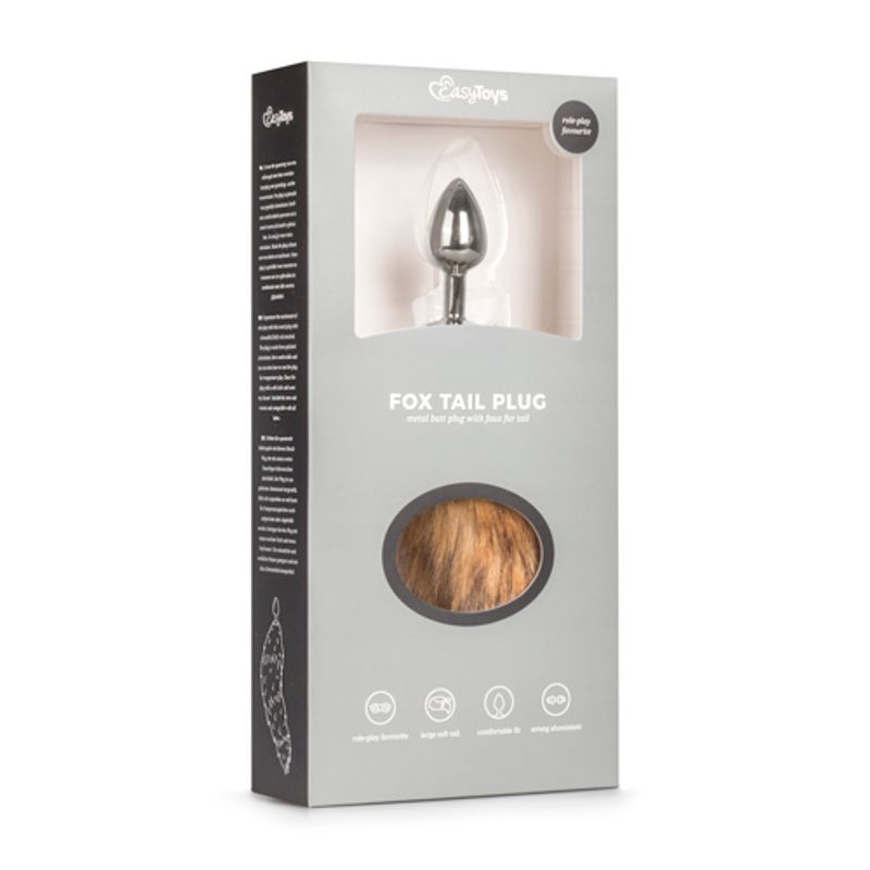 Fetish Collection Fox Tail No 1 Silver Plug
