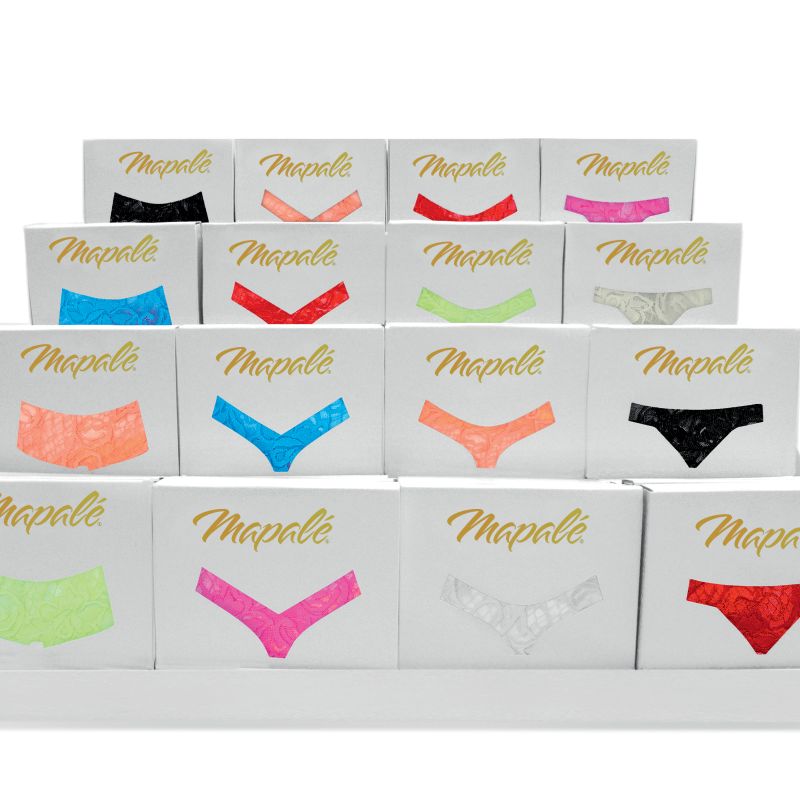 Mapale Strappy Brand and Panty Set Black 2 Piece Mapale