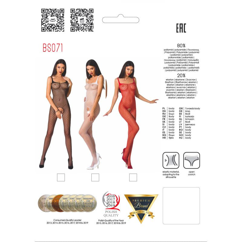 Passion Lingerie Stylish Fine Mesh Bodystocking BS071 One Size Passion Lingerie