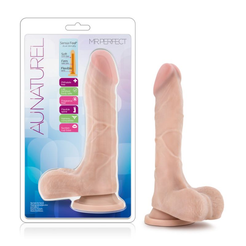 Blush Novelties Au Naturel Mr Perfect Realistic Dildo Blush Novelties