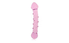 Lovetoy Glass Romance 5 Glass Dong 7 Inch Pink Lovetoy