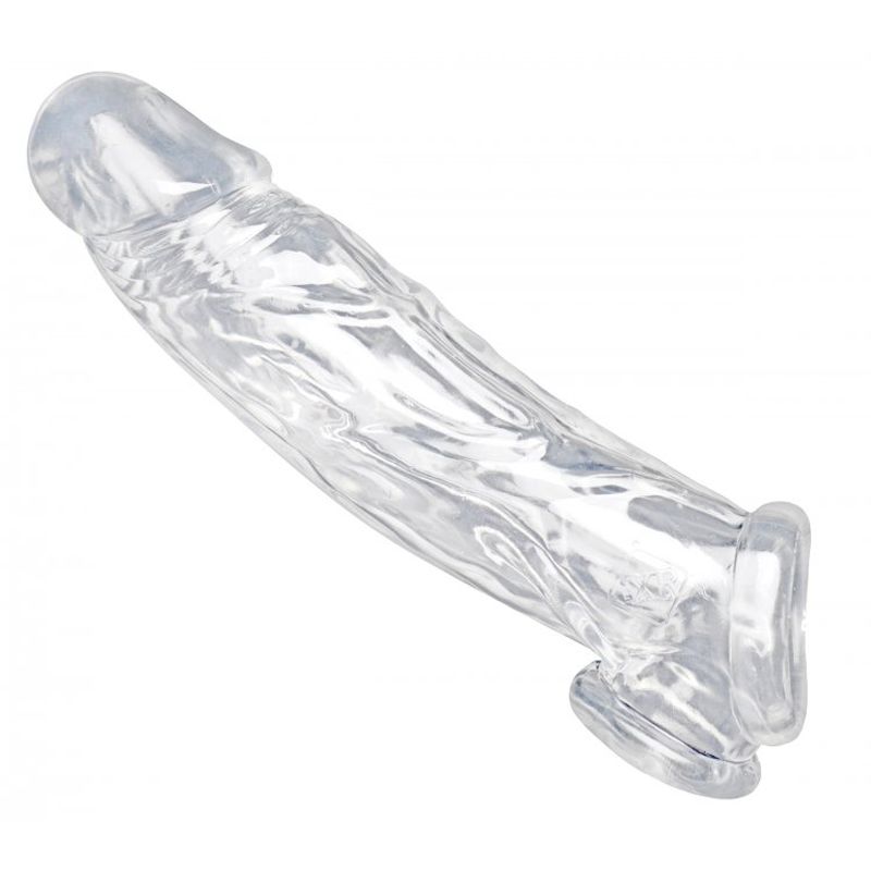 Size Matters Realistic Clear Penis Enhancer & Ball Stretcher